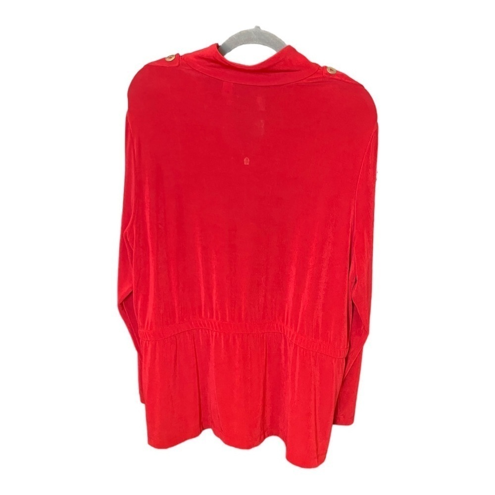 Chico's Red Utility Jacket - Picture 10 of 11